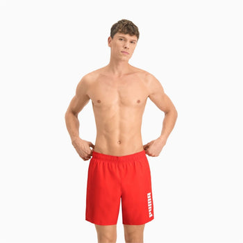 Costume da bagno rosso da uomo Puma Swim Mid, Abbigliamento Sport, SKU c825000075, Immagine 0